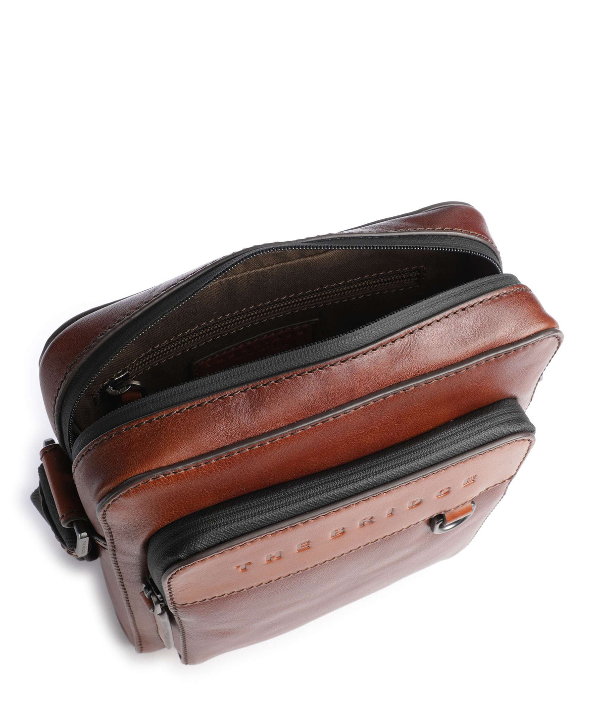 The Bridge Damiano Crossbody bag marrone