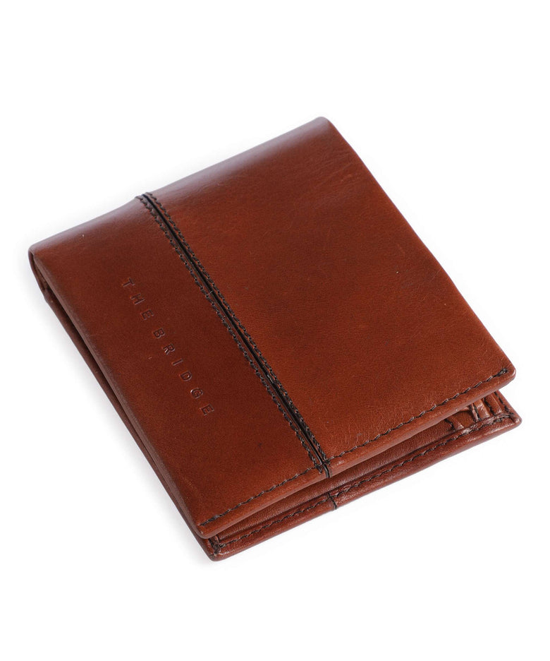 The Bridge Damiano RFID Wallet marrone