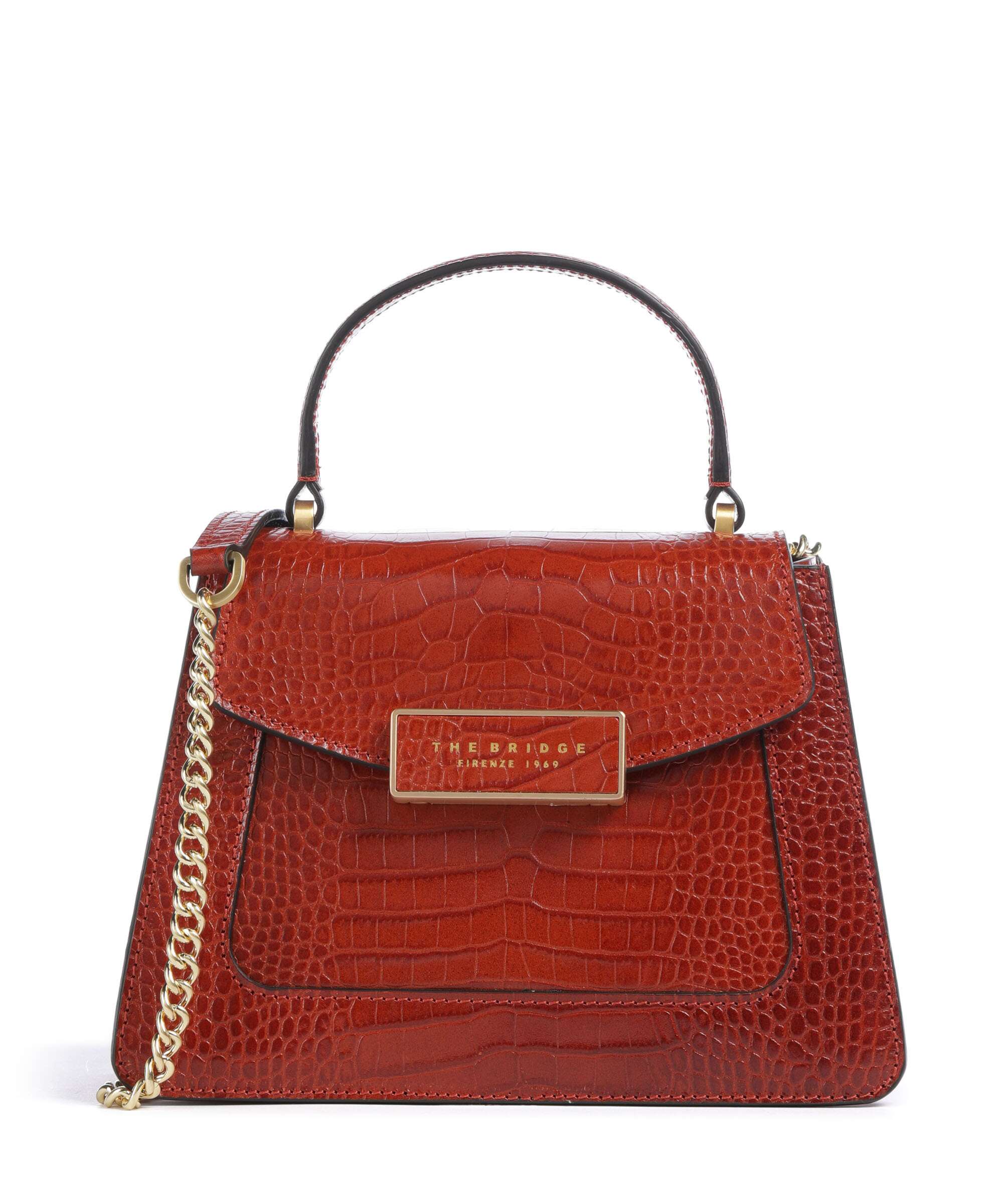 The Bridge Ginevra Wow Crossbody bag burnt orange
