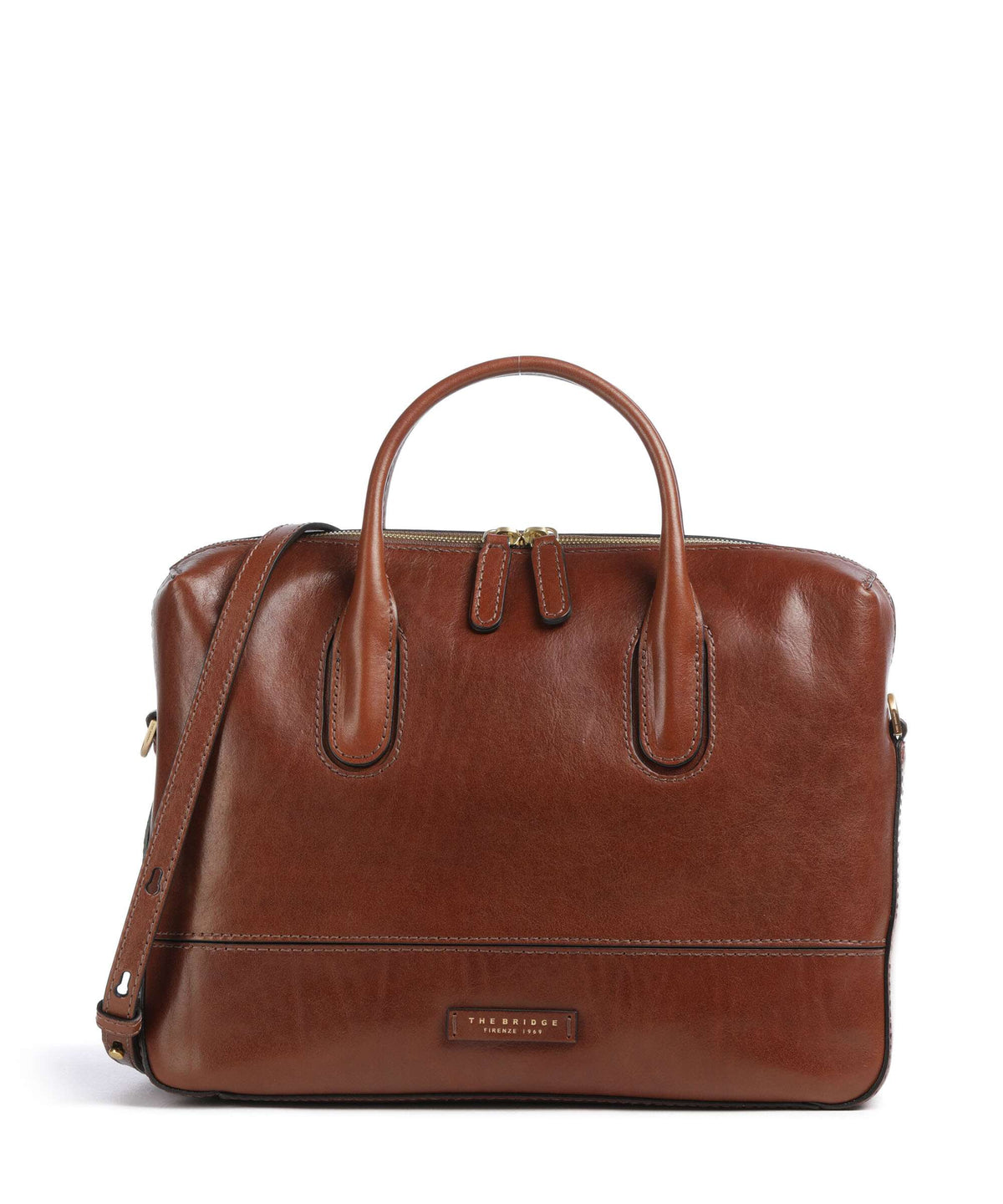 The Bridge Iolanda Briefcase marrone