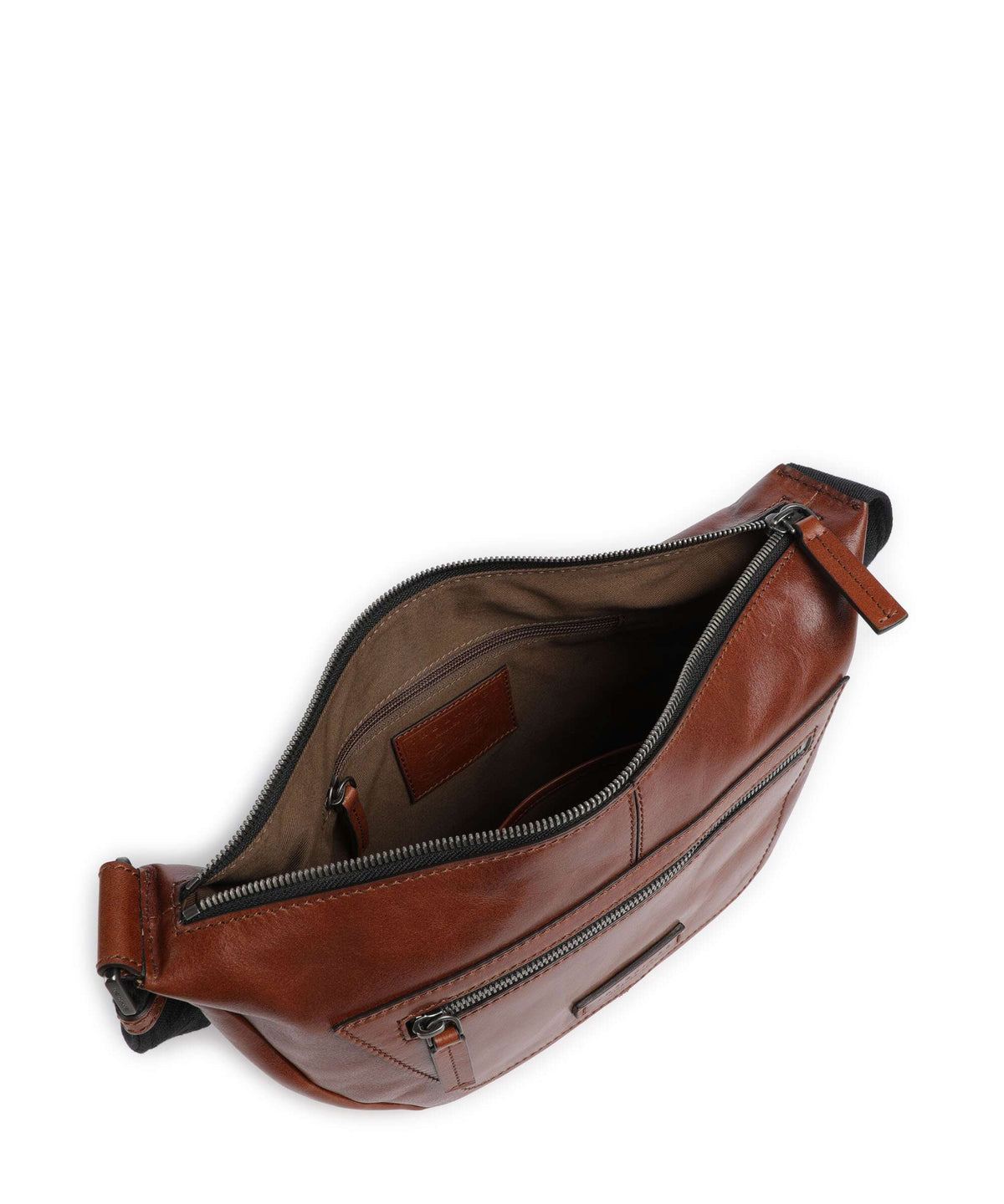 The Bridge Igor Crossbody bag marrone/rut scamosciato opaco