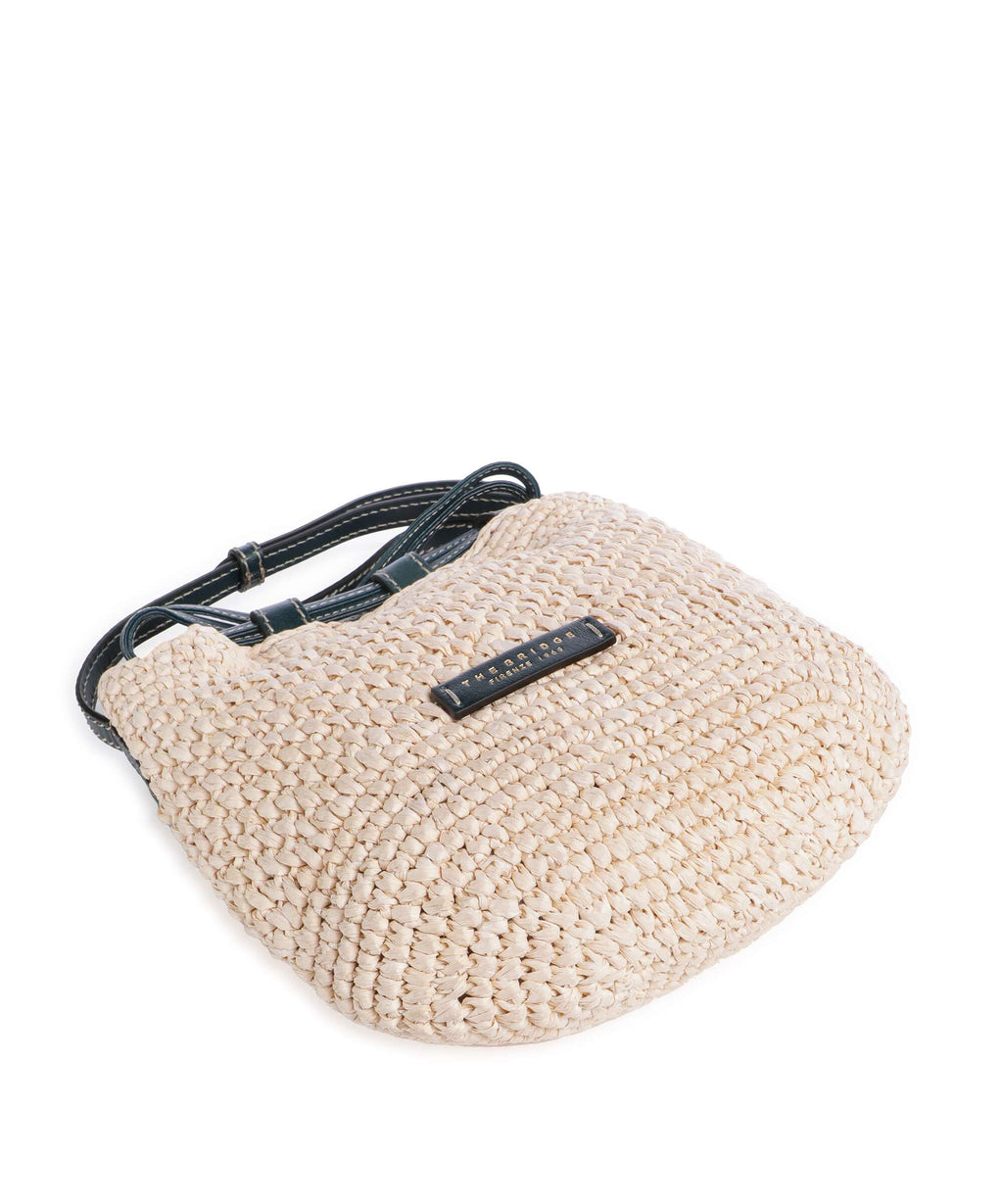 The Bridge Luna Bucket bag pavone