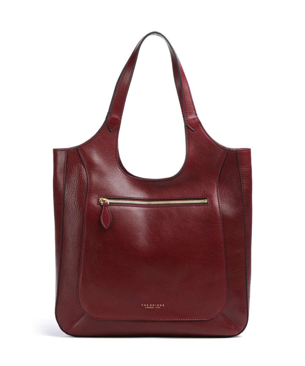 The Bridge Luce Soft Hobo bag barolo