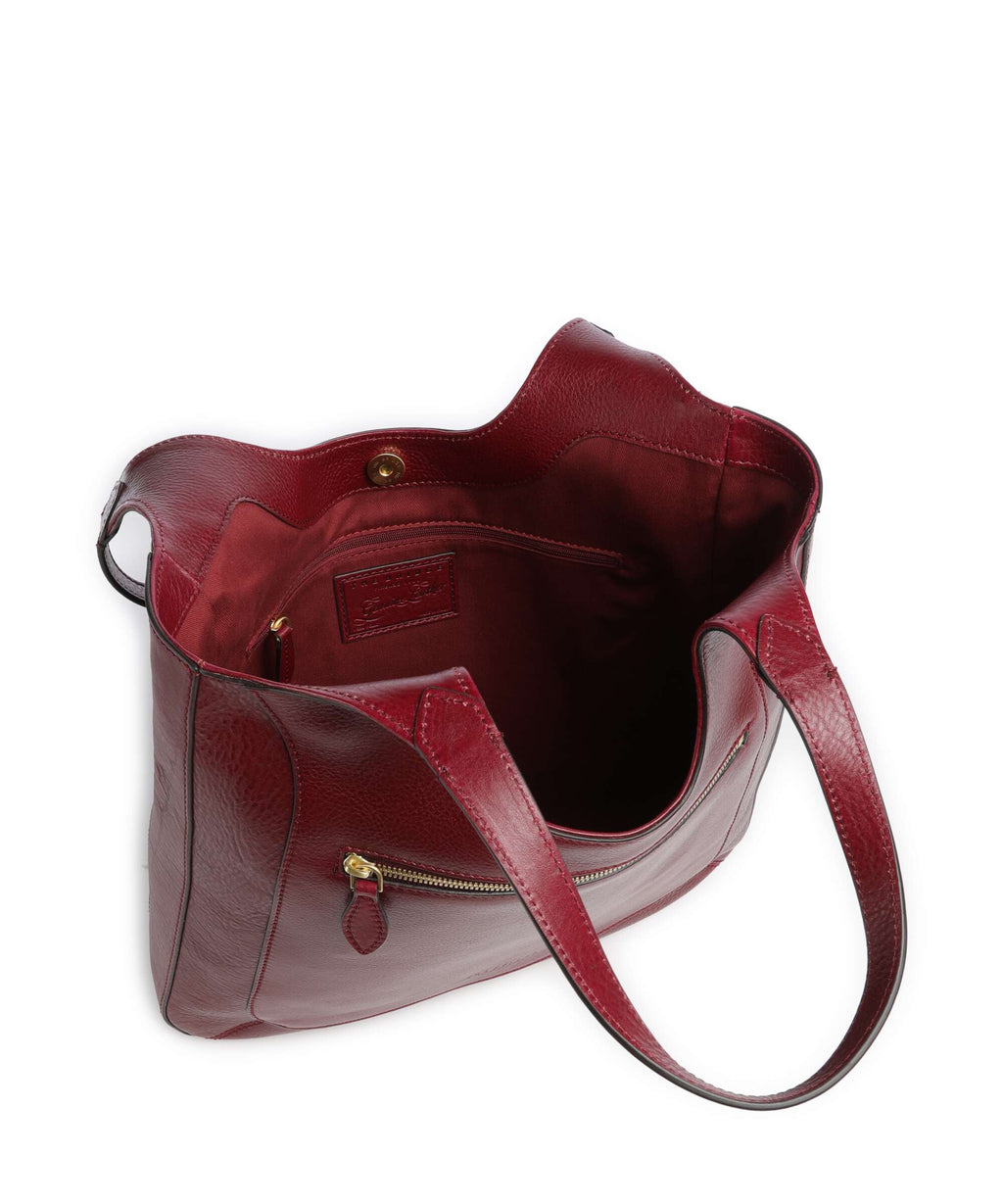 The Bridge Luce Soft Hobo bag barolo