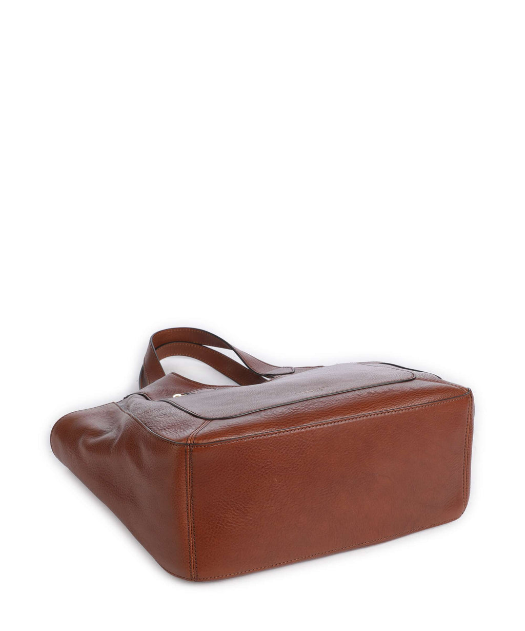 The Bridge Luce Soft Tote bag marrone