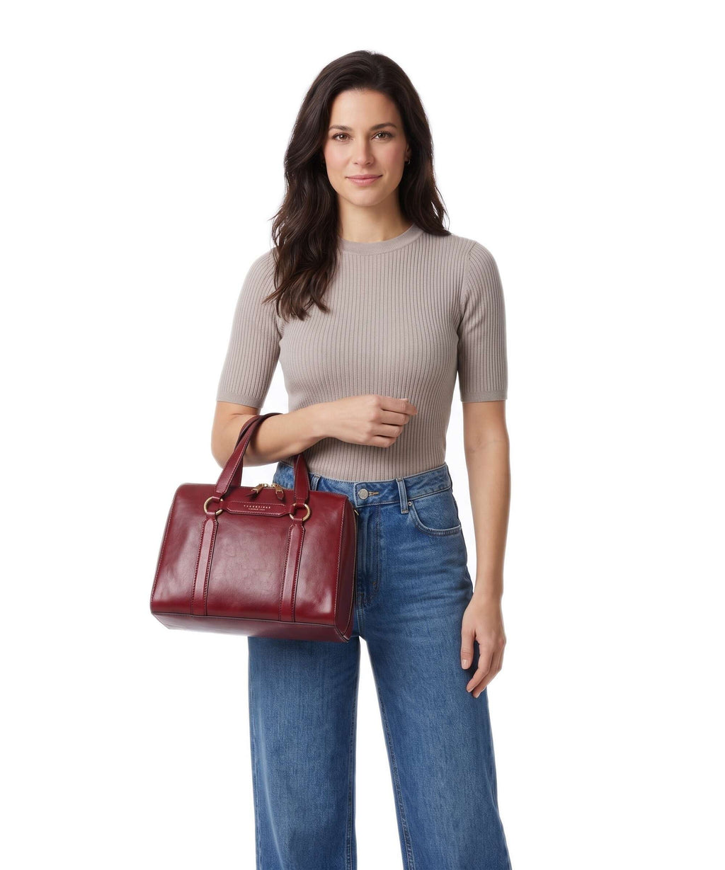 The Bridge Laura Handbag barolo