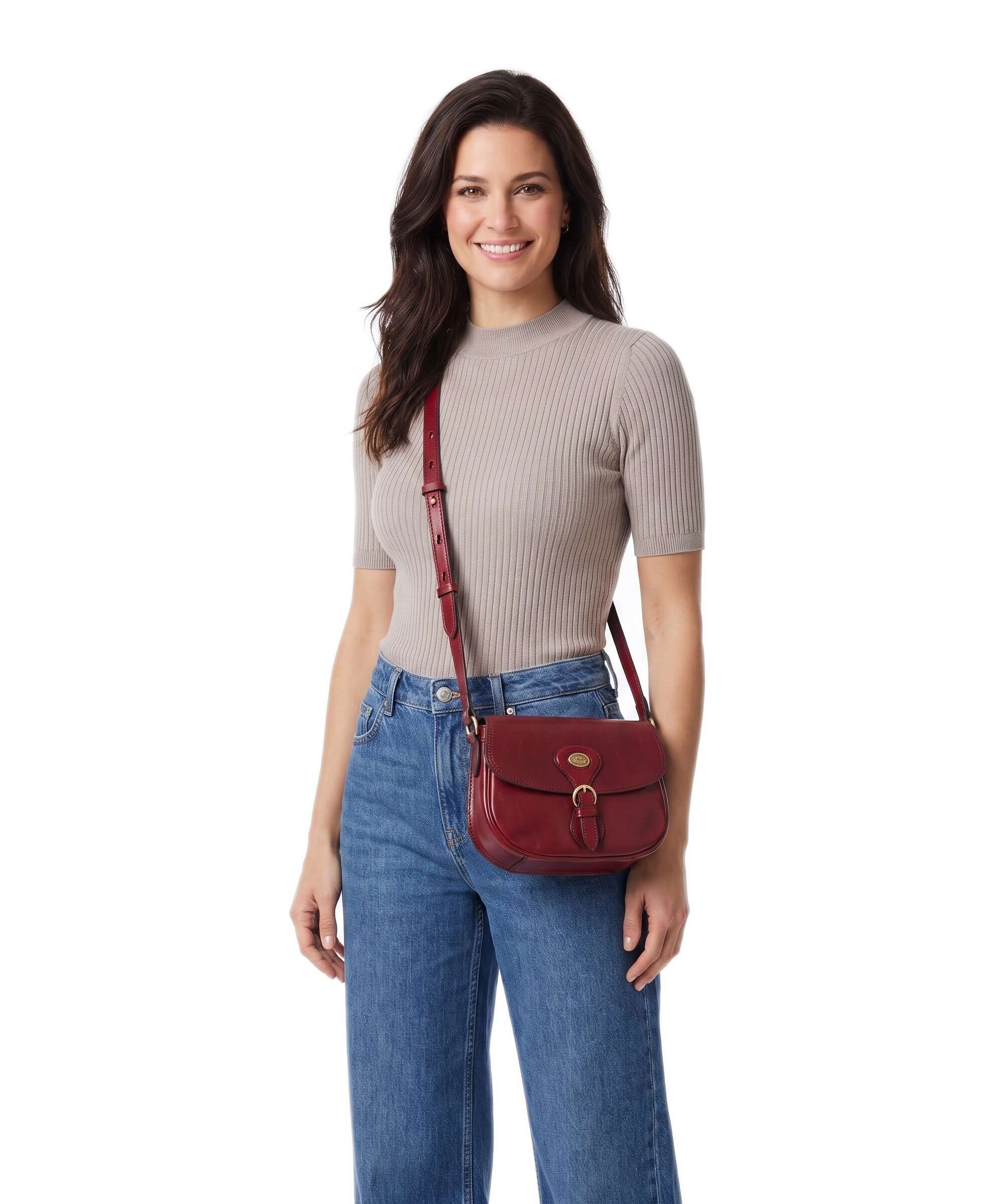 The Bridge Isadora Crossbody bag barolo