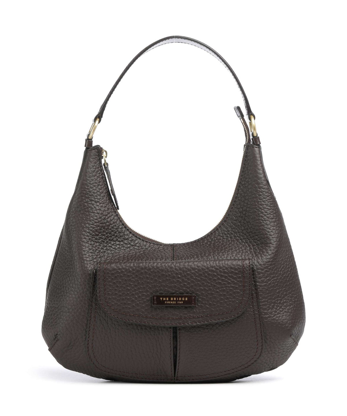 The Bridge Martina Hobo bag moka
