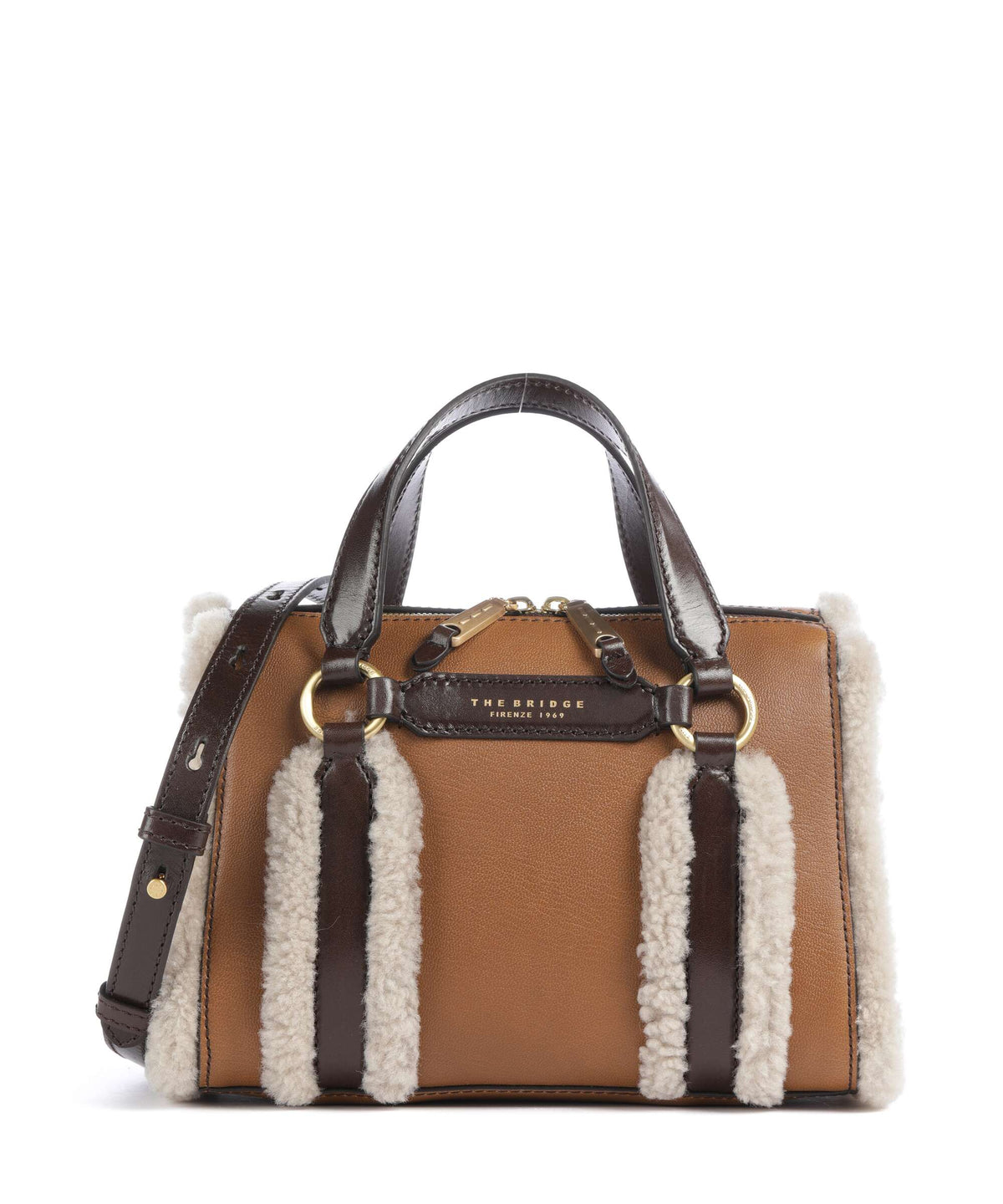 The Bridge Laura Wow Handbag cognac