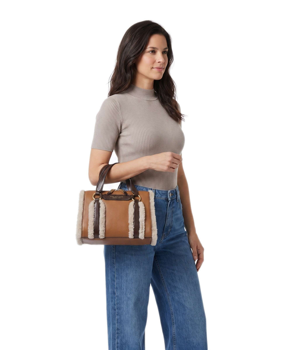 The Bridge Laura Wow Handbag cognac