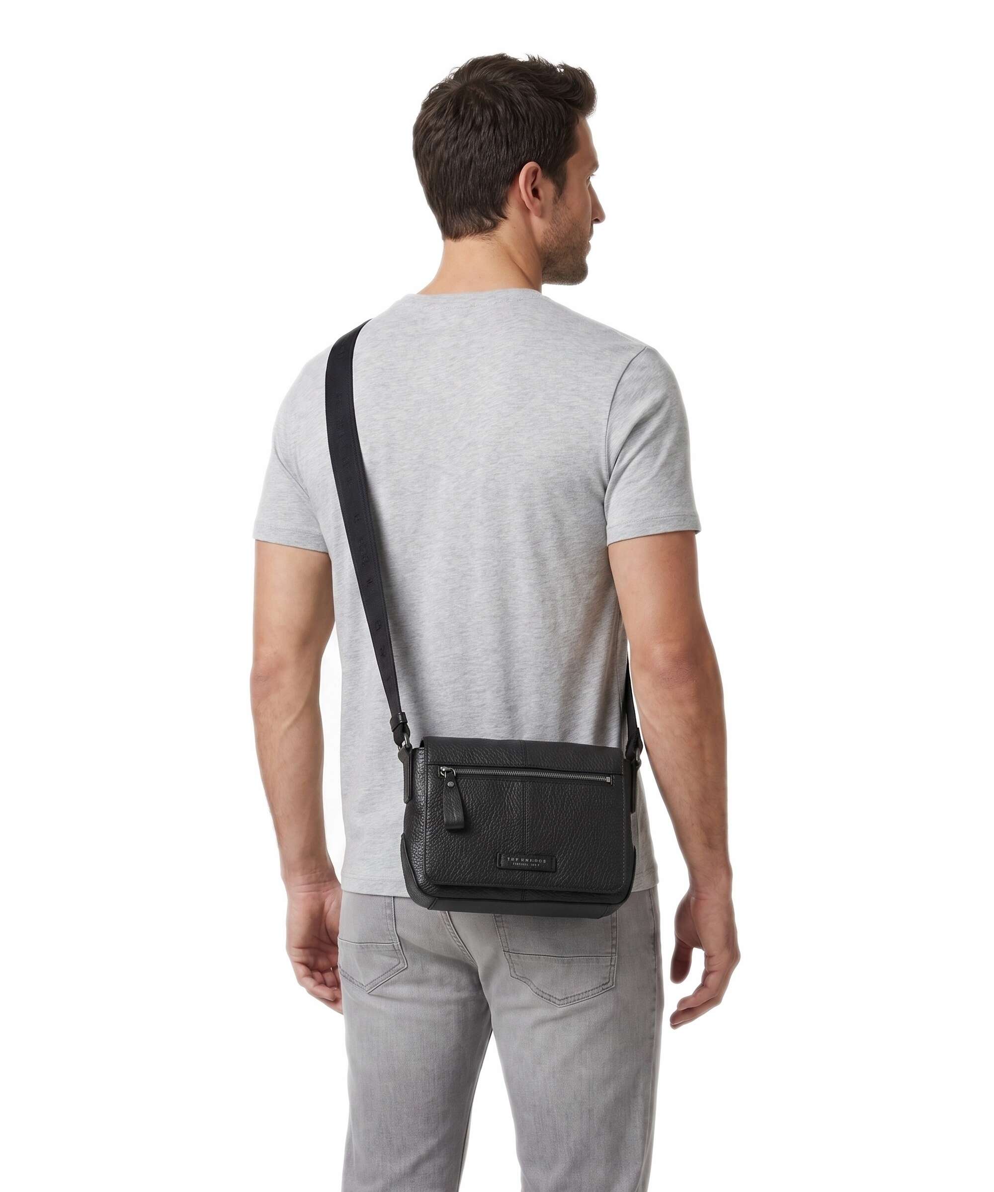 The Bridge Manfredi Messenger bag nero