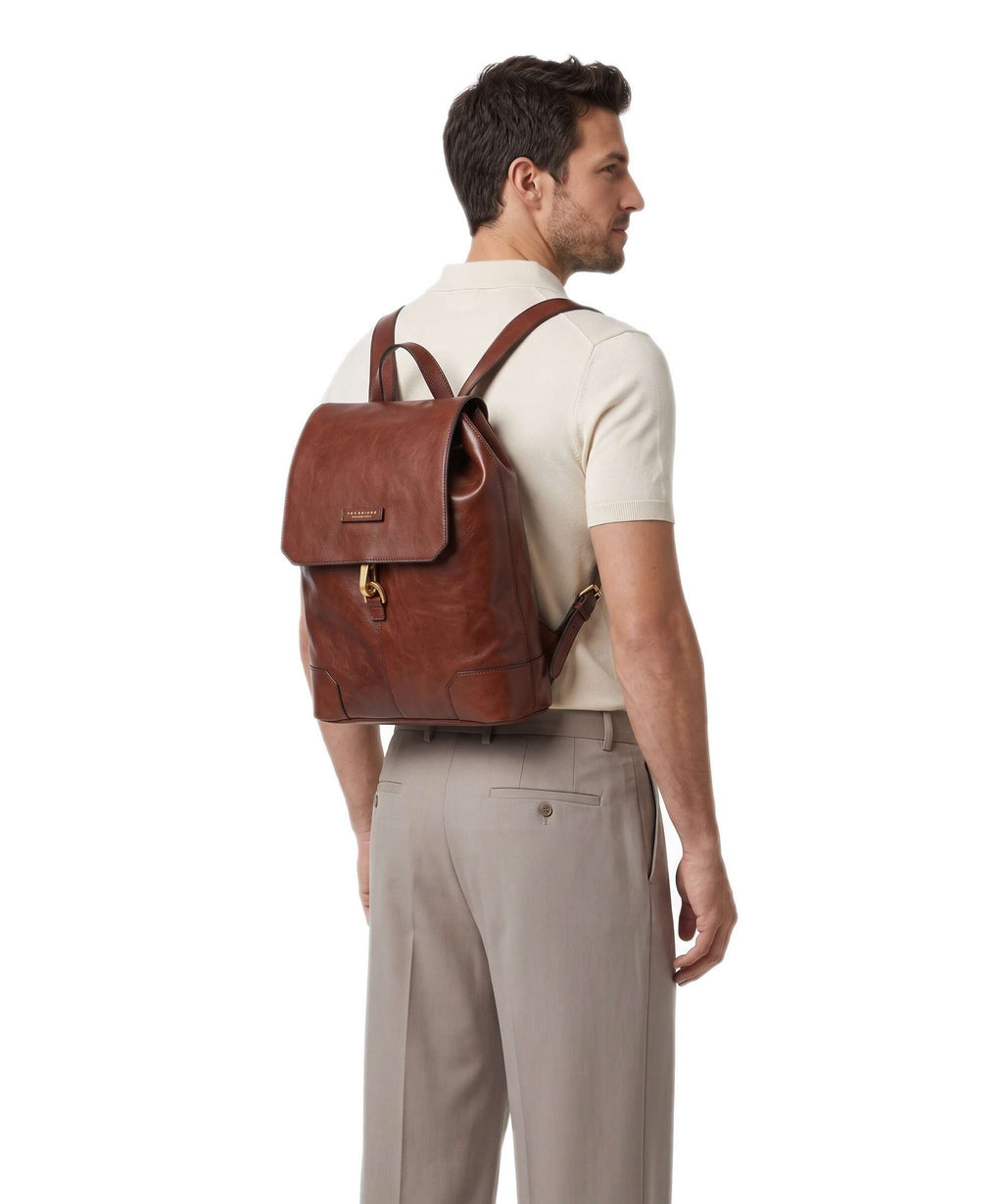 The Bridge Icon Backpack marrone