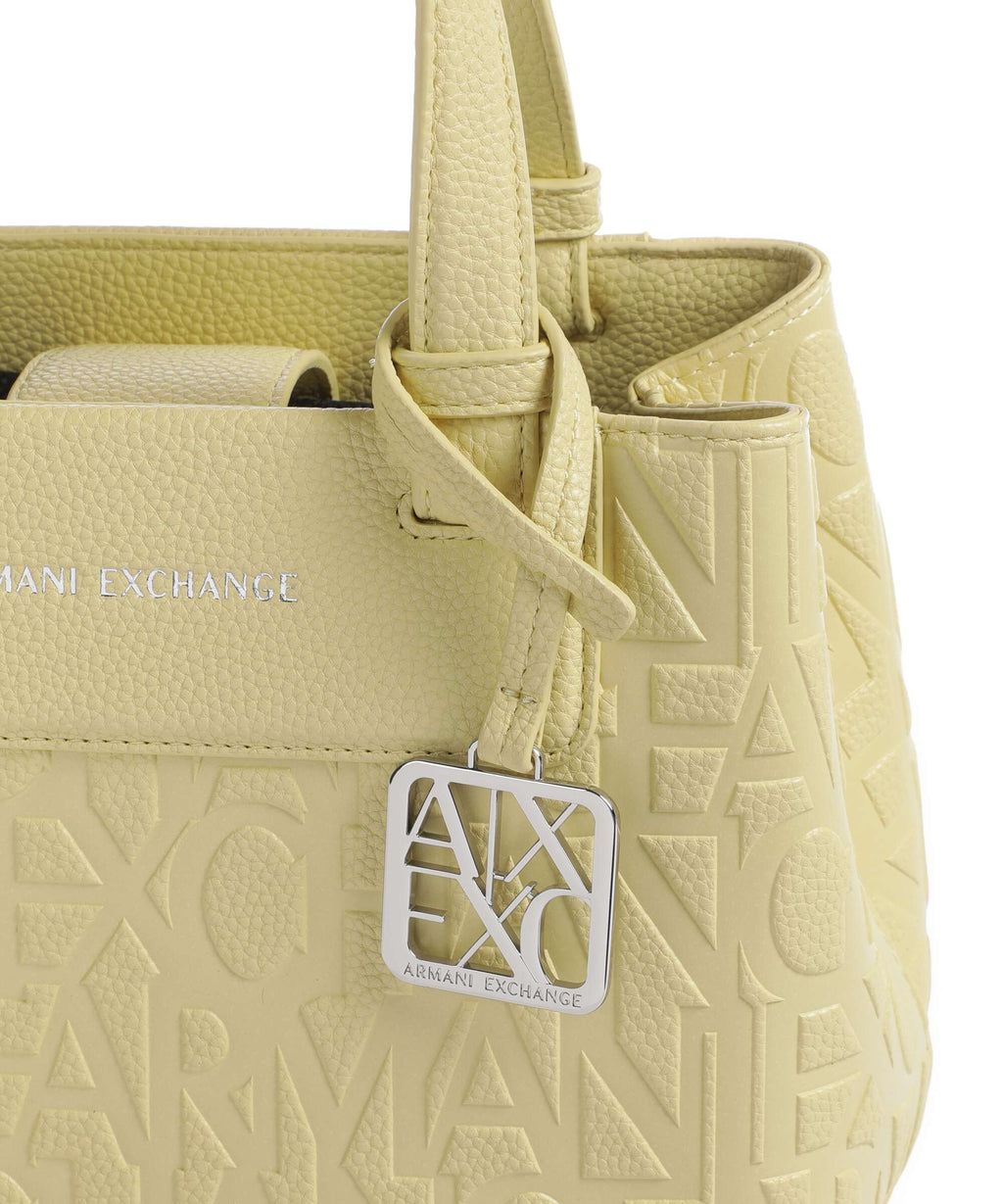 Armani Exchange Liz Monogram S Handbag sunlight