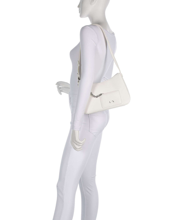 Armani Exchange Mila M Shoulder bag off white