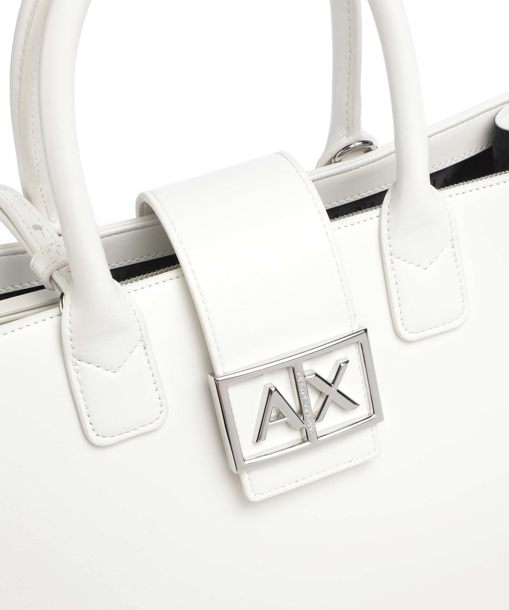 Armani Exchange Wonder M Handbag off white