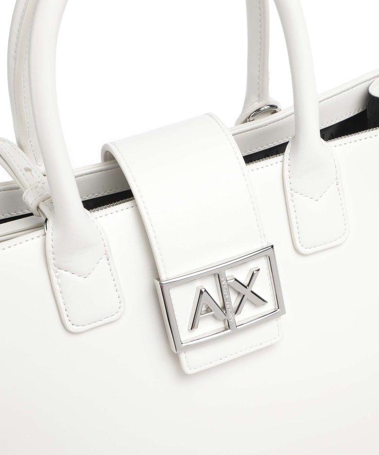 Armani Exchange Wonder M Handbag off white
