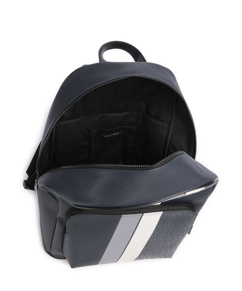 Armani Exchange Dylan Backpack navy/chiseled stone/off white