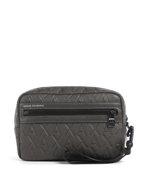 Armani Exchange Liam Toiletry bag major brown