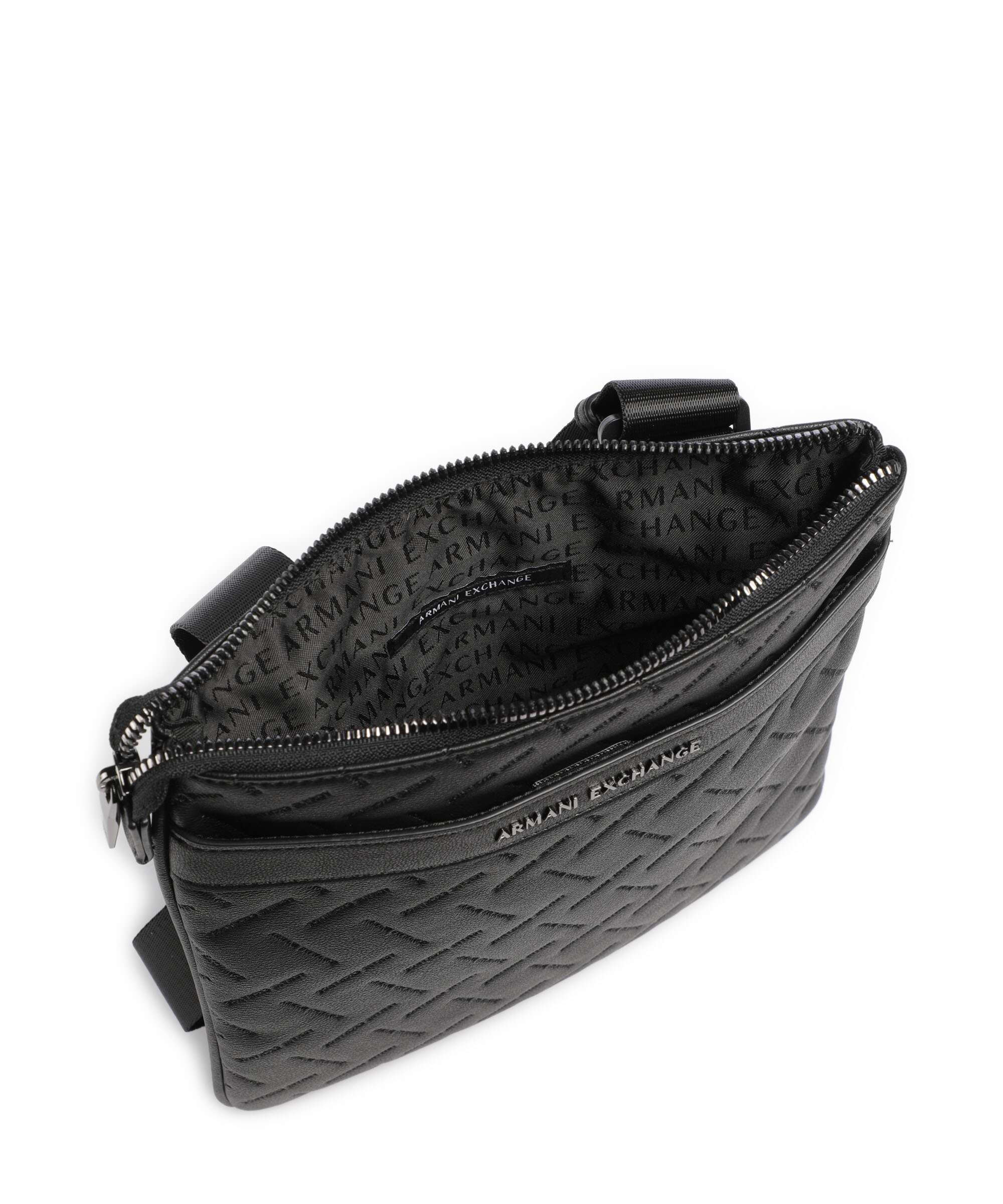 Armani Exchange Ginevra Embossed Crossbody bag black