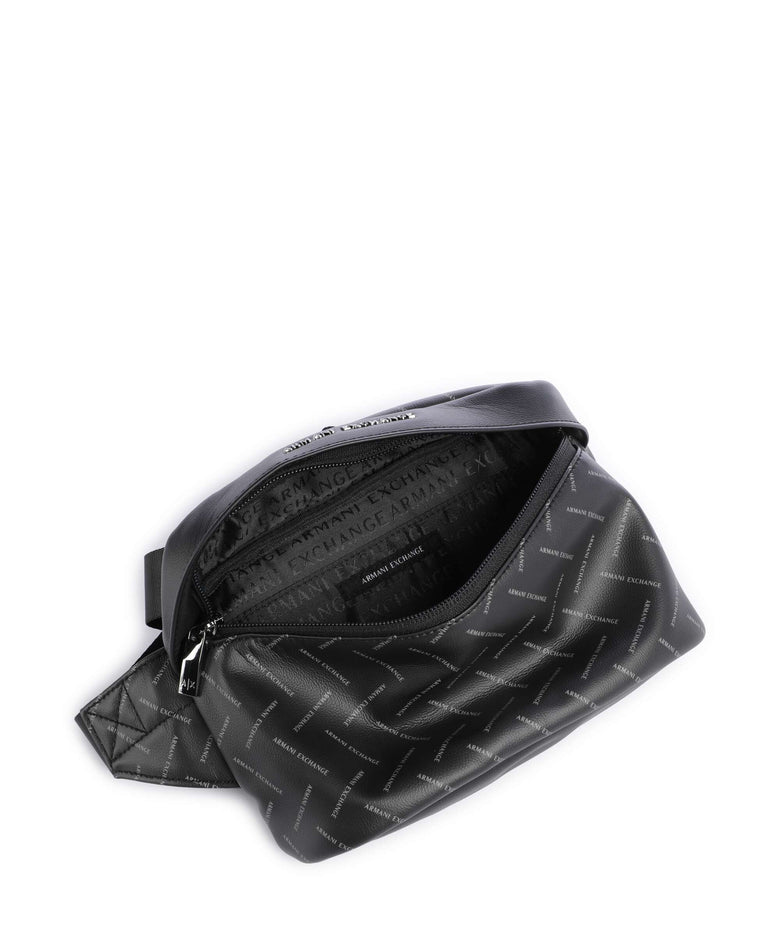 Armani Exchange Ginevra Printed Belt bag black/chiseled stone