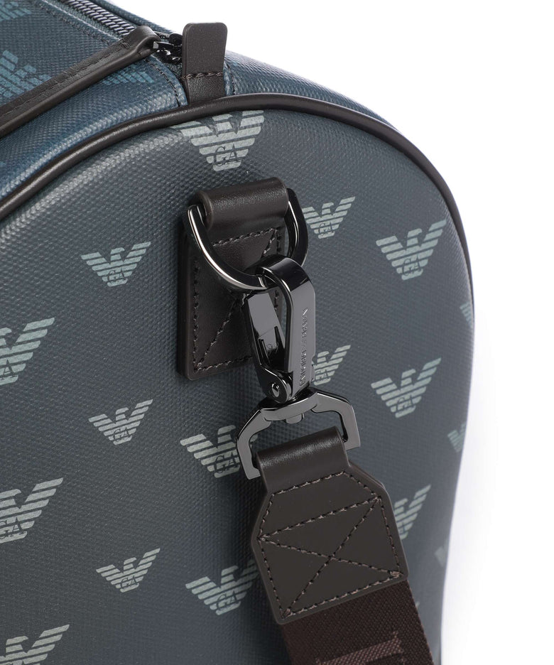 Emporio Armani Special Minorca Weekend bag blu/eagle all over