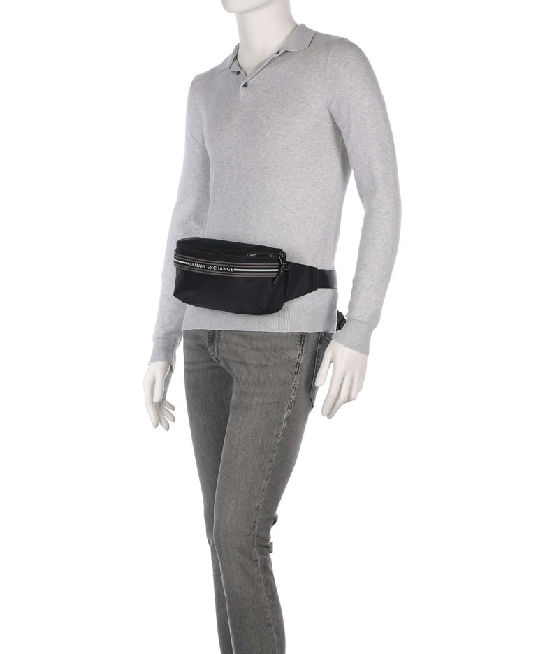 Armani Exchange Gabriel Fanny pack black