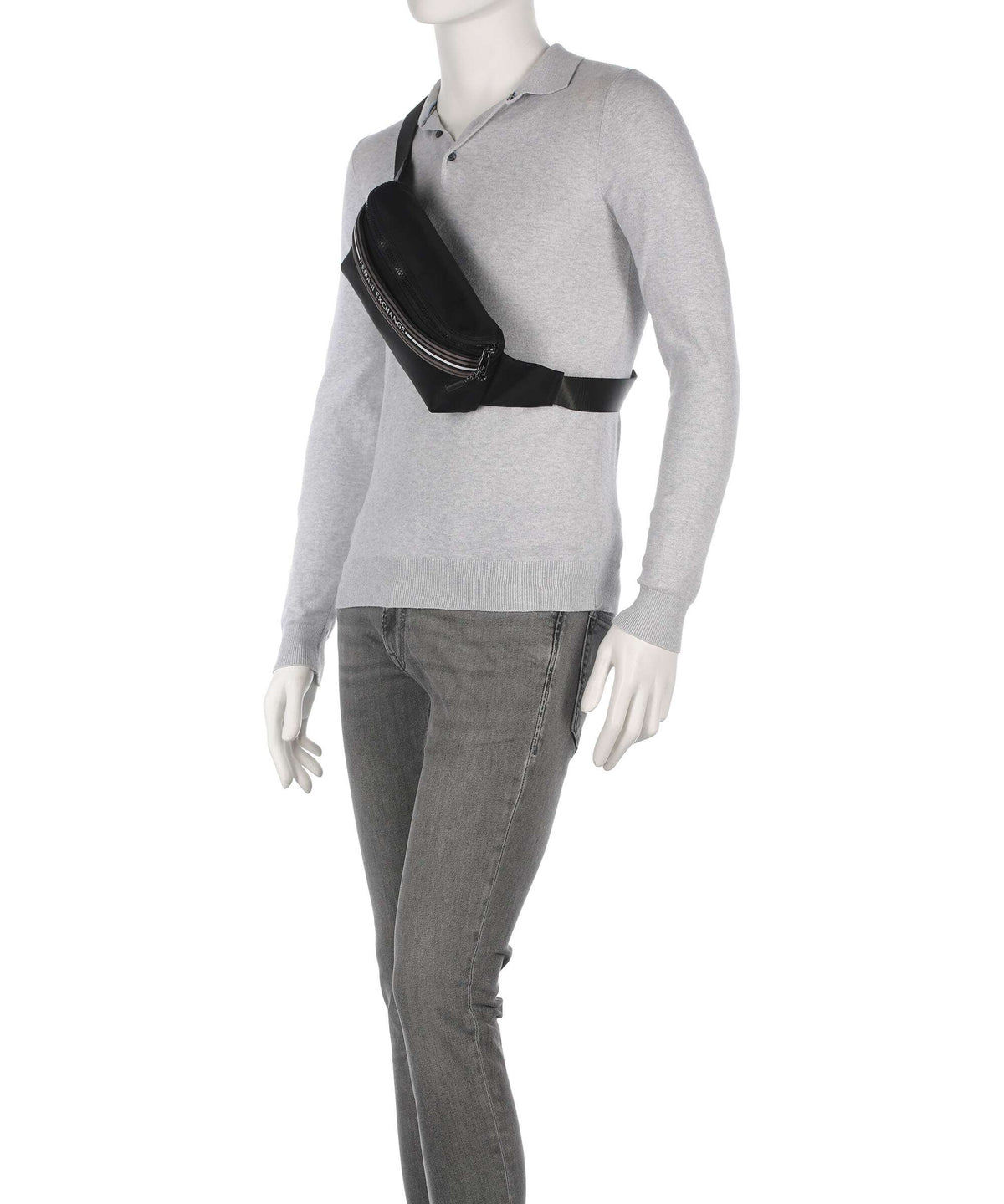 Armani Exchange Gabriel Fanny pack black