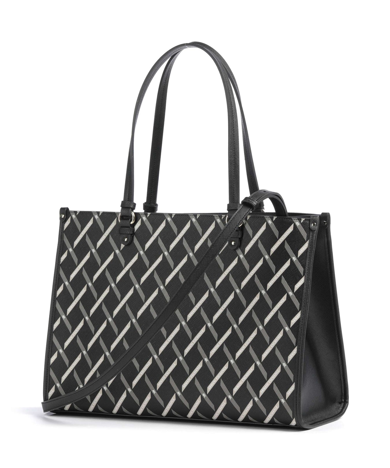 Armani Exchange Gynger Logo Tote bag black