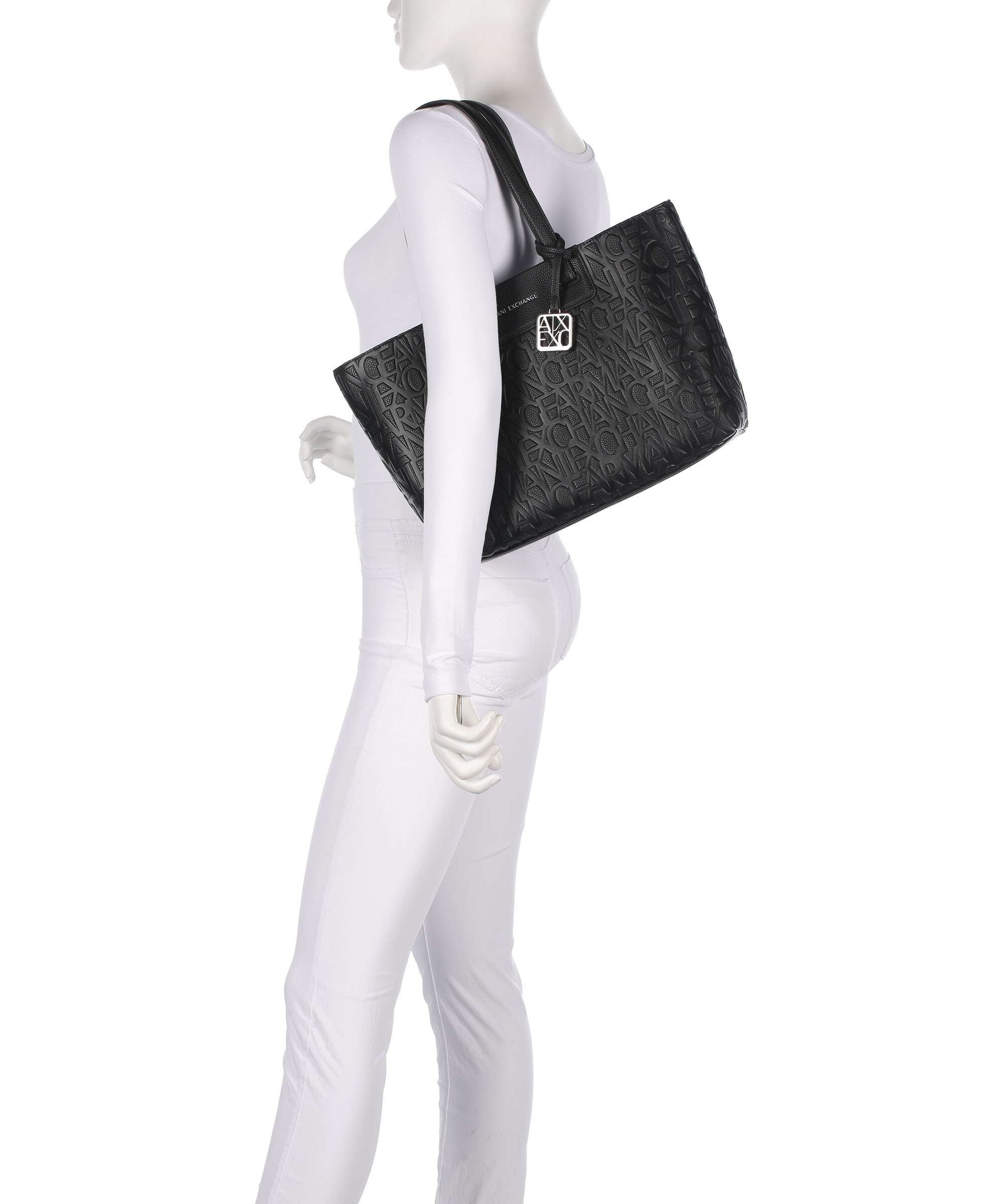 Armani Exchange Liz M Tote bag black