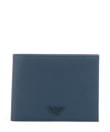 Emporio Armani Saffiano Animation Geldbörse legion blue
