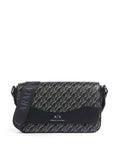 Armani Exchange Wave Monogram Crossbody bag black