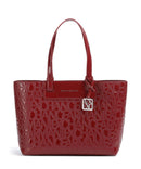 Armani Exchange Liz Patent M Cabas red dahlia
