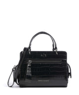 Armani Exchange Diane Mini Croco Umhängetasche black
