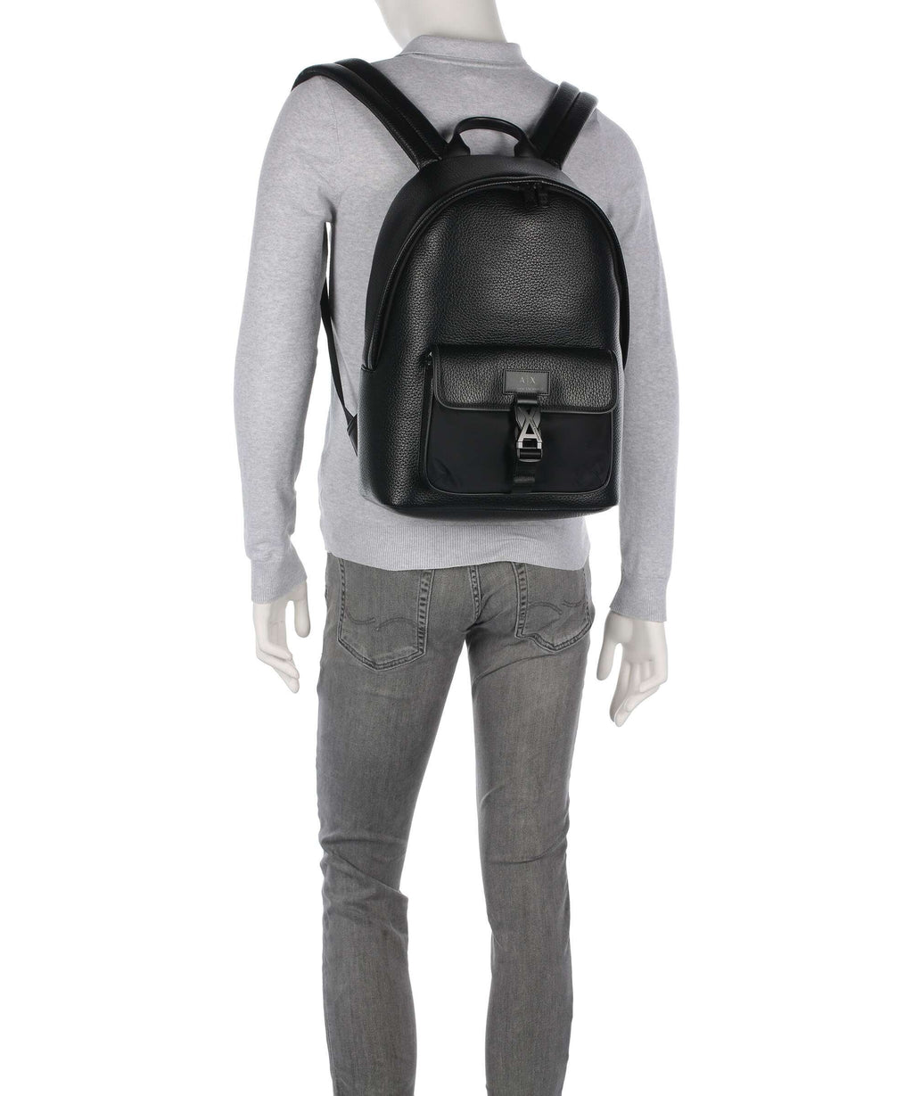 Armani Exchange Simon Backpack black