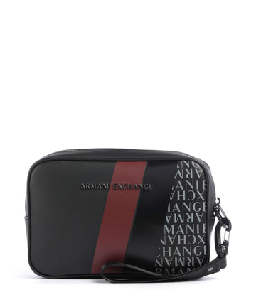 Armani Exchange Dylan Kulturbeutel black/pomegranate/black shiny
