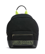 Love Moschino Free-Time Rucksack nero/lime