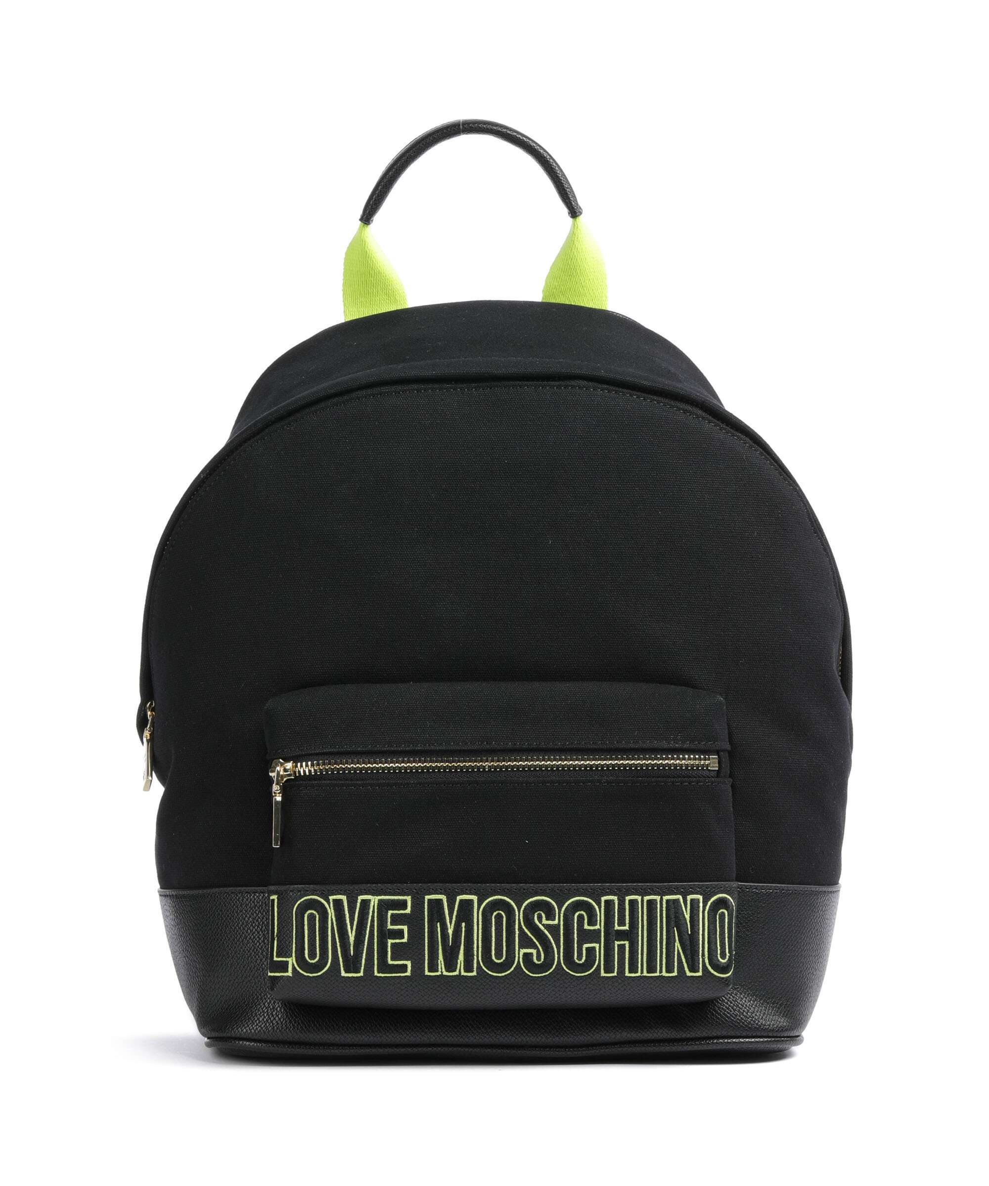 Love Moschino Free Time Backpack nero/lime