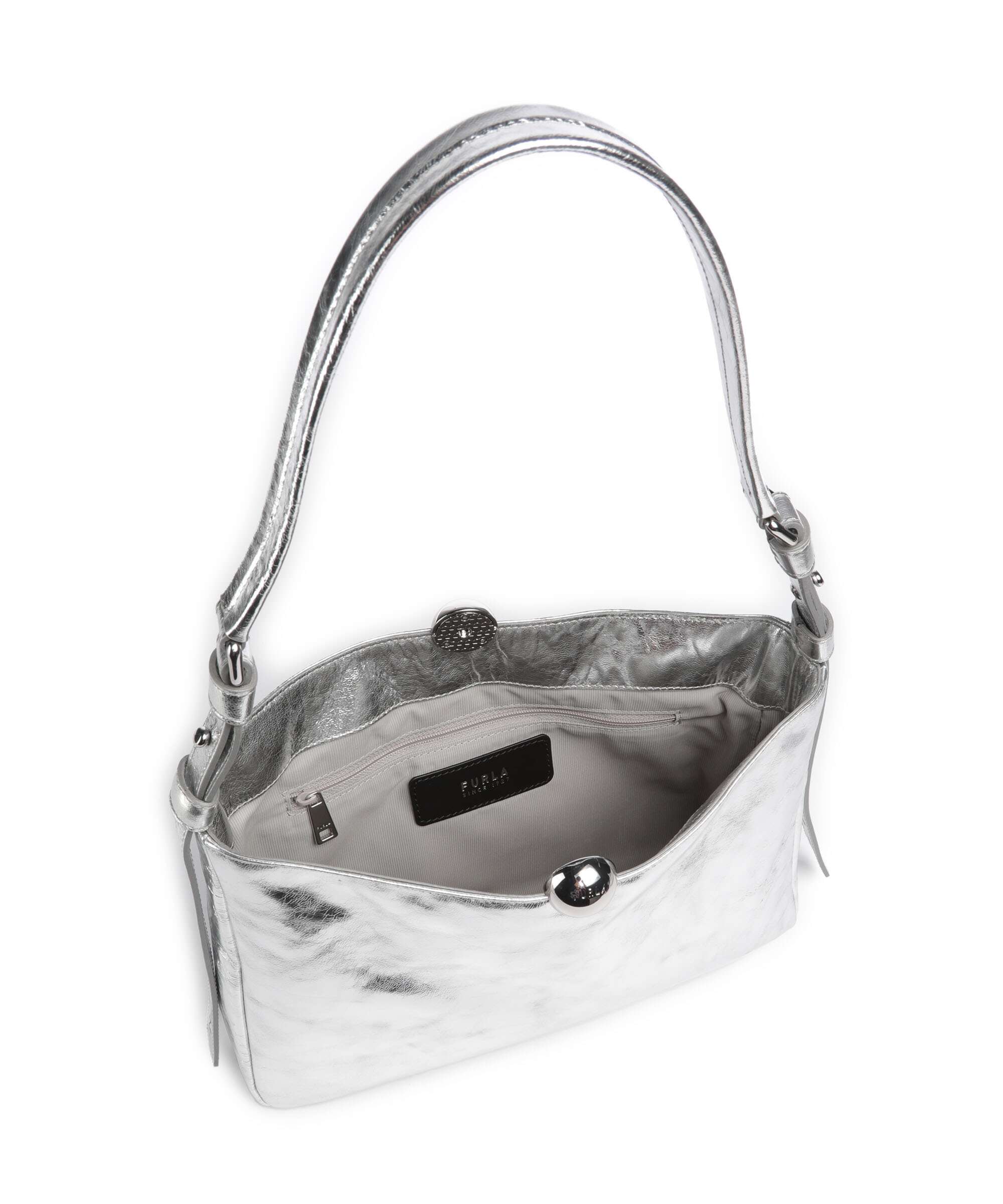 Furla Sfera Soft M Shoulder bag silver