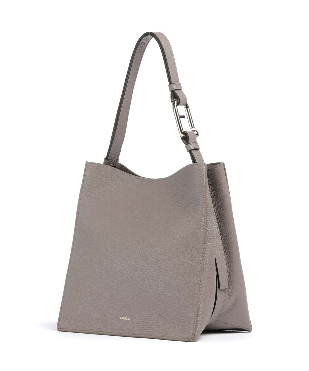 Furla Nuvola S Hobo bag stucco gray