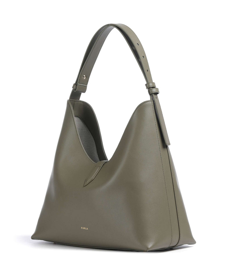Furla Goccia M Hobo bag sage