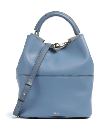 Furla Sfera S Borsa a secchiello denim