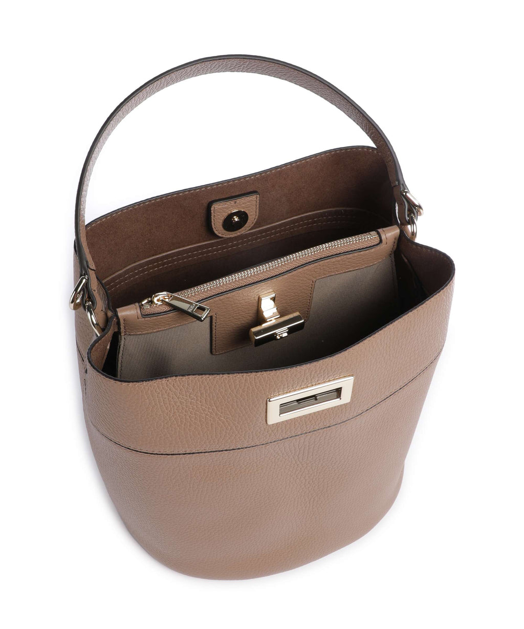 Furla Amelia M Bucket bag toffee