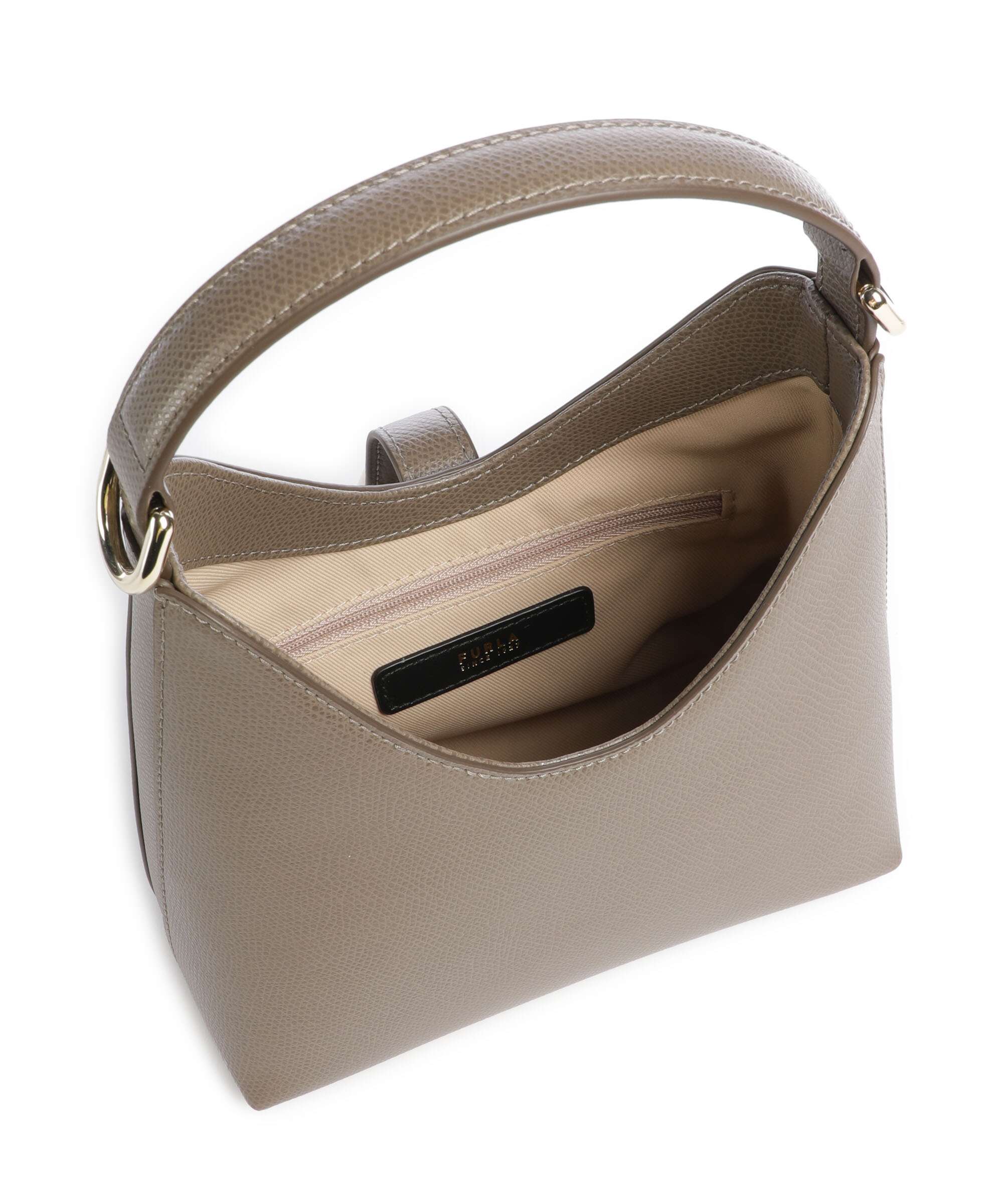 Furla Iride Mini Crossbody bag muddy gray