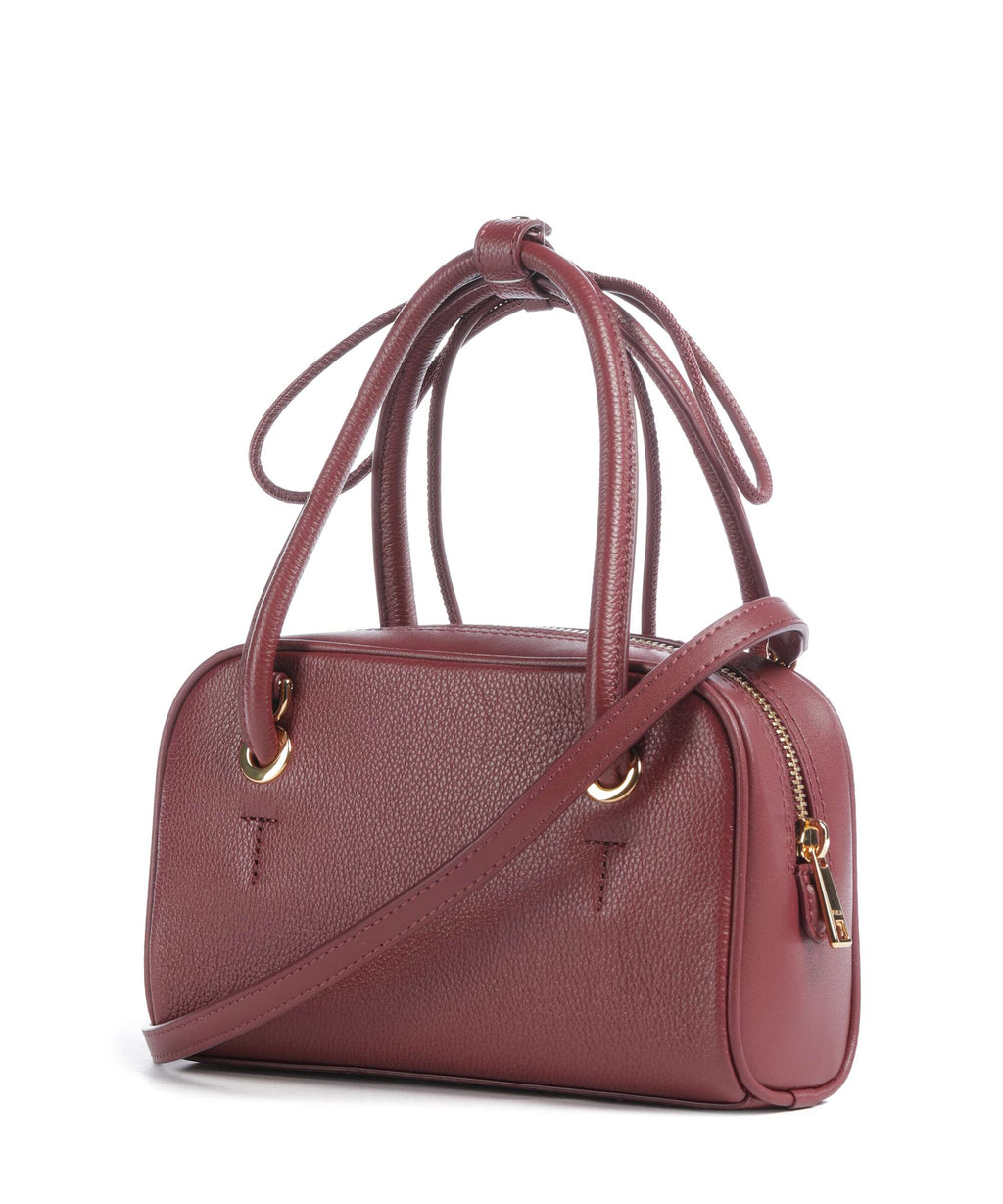 Furla Poppy Mini Handbag red apple