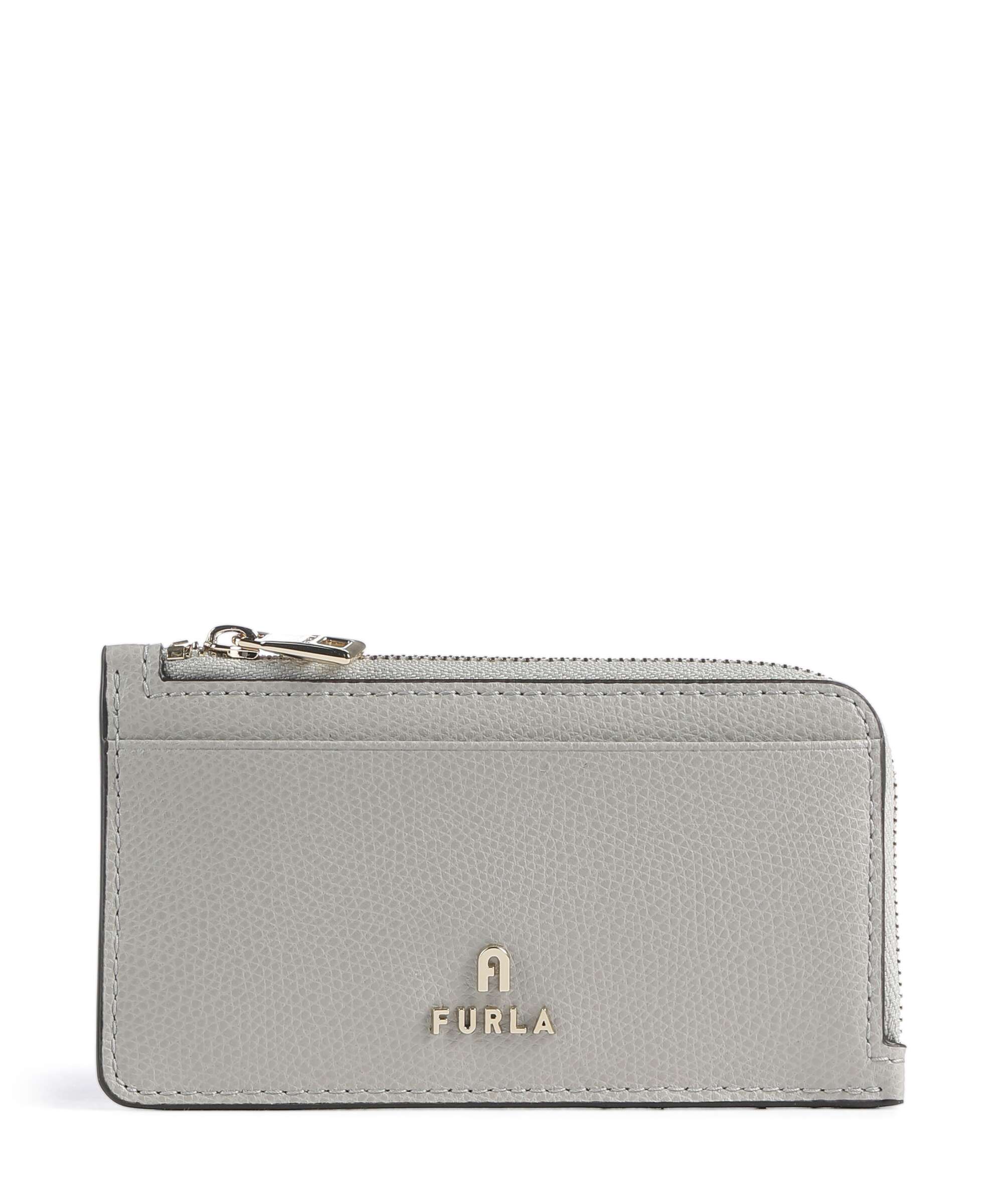 Furla Camelia M Credit card holder stone gray