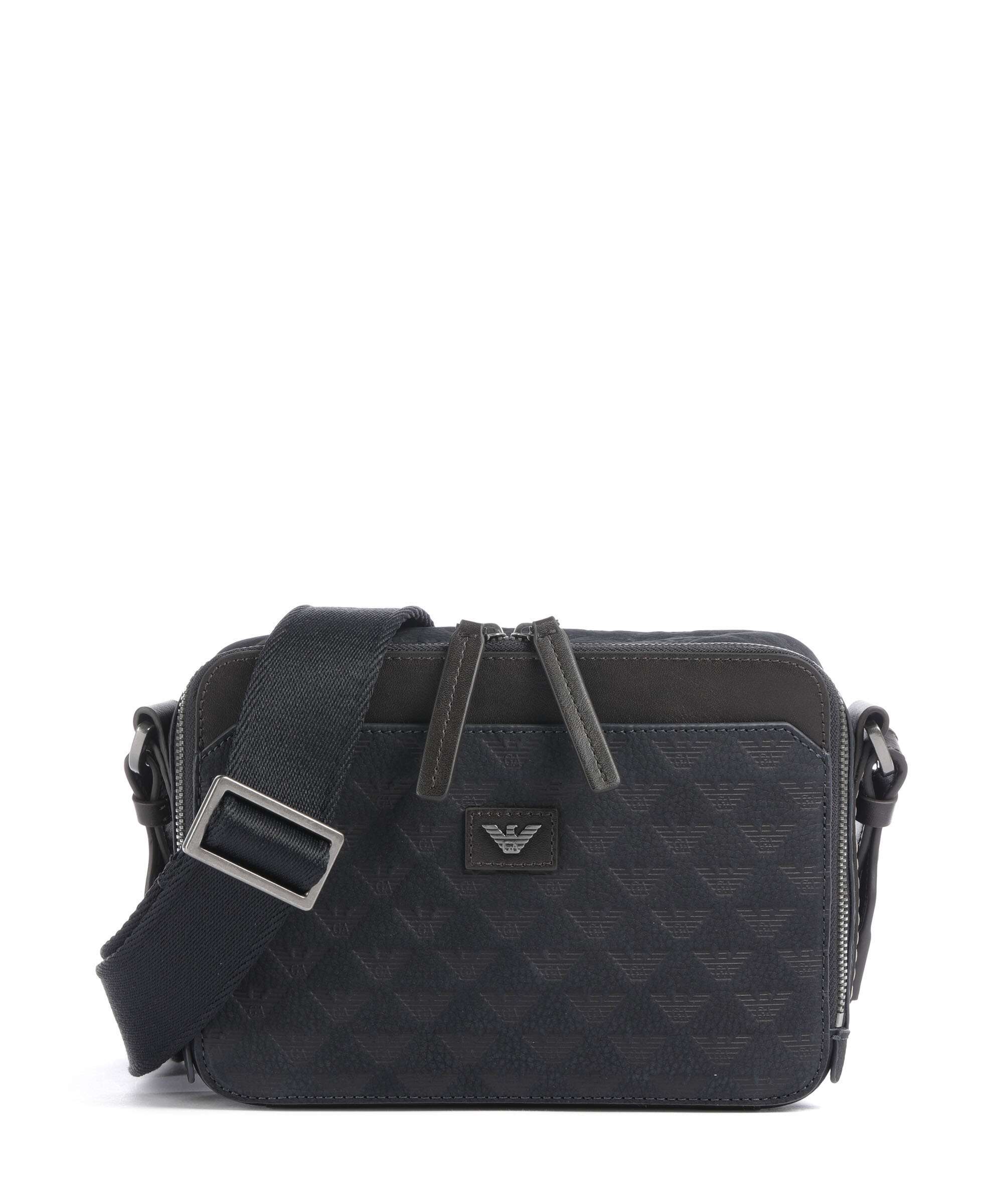 Emporio Armani Special Minorca Crossbody bag dark navy