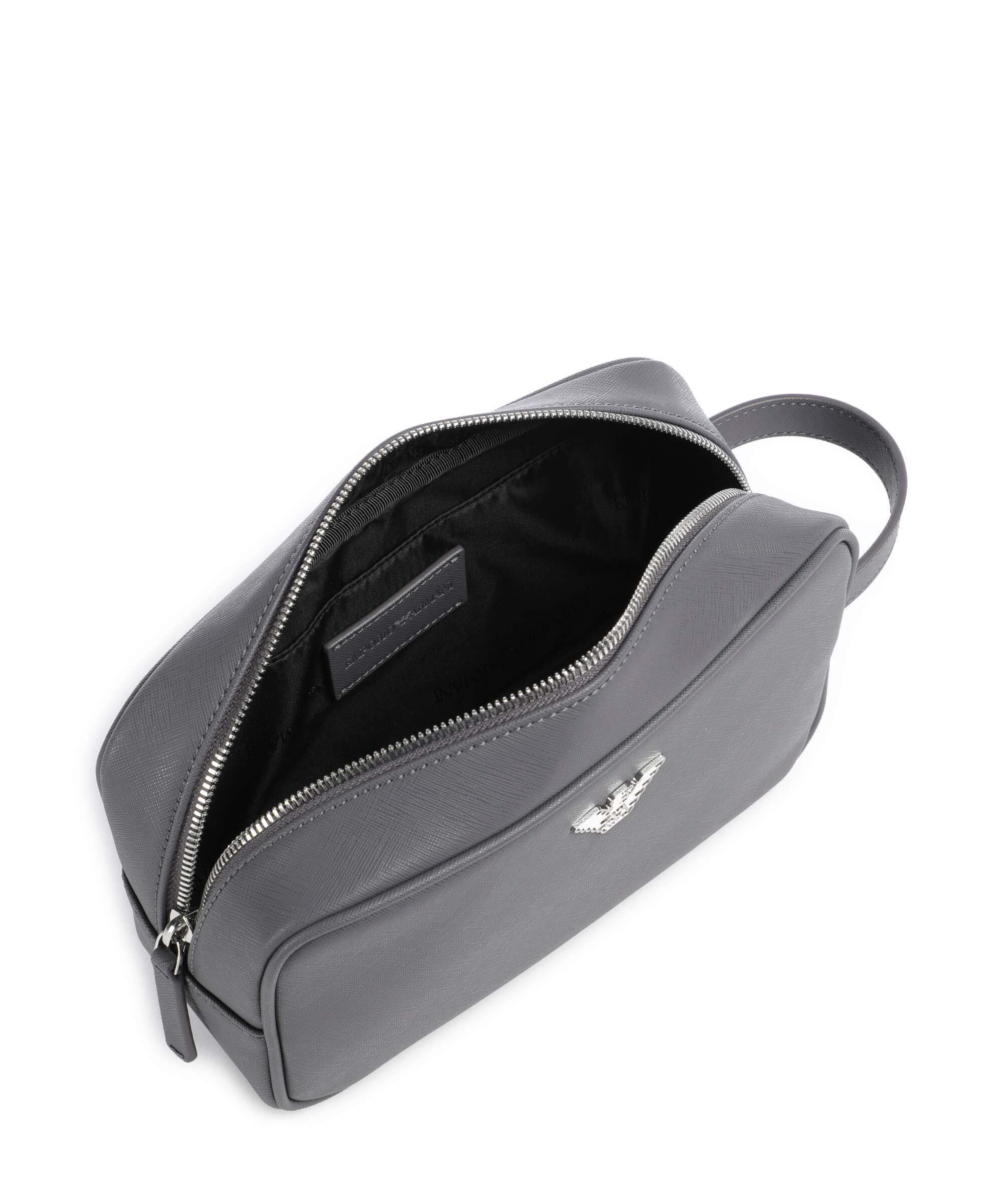 Emporio Armani Business Regenerated Toiletry bag grey