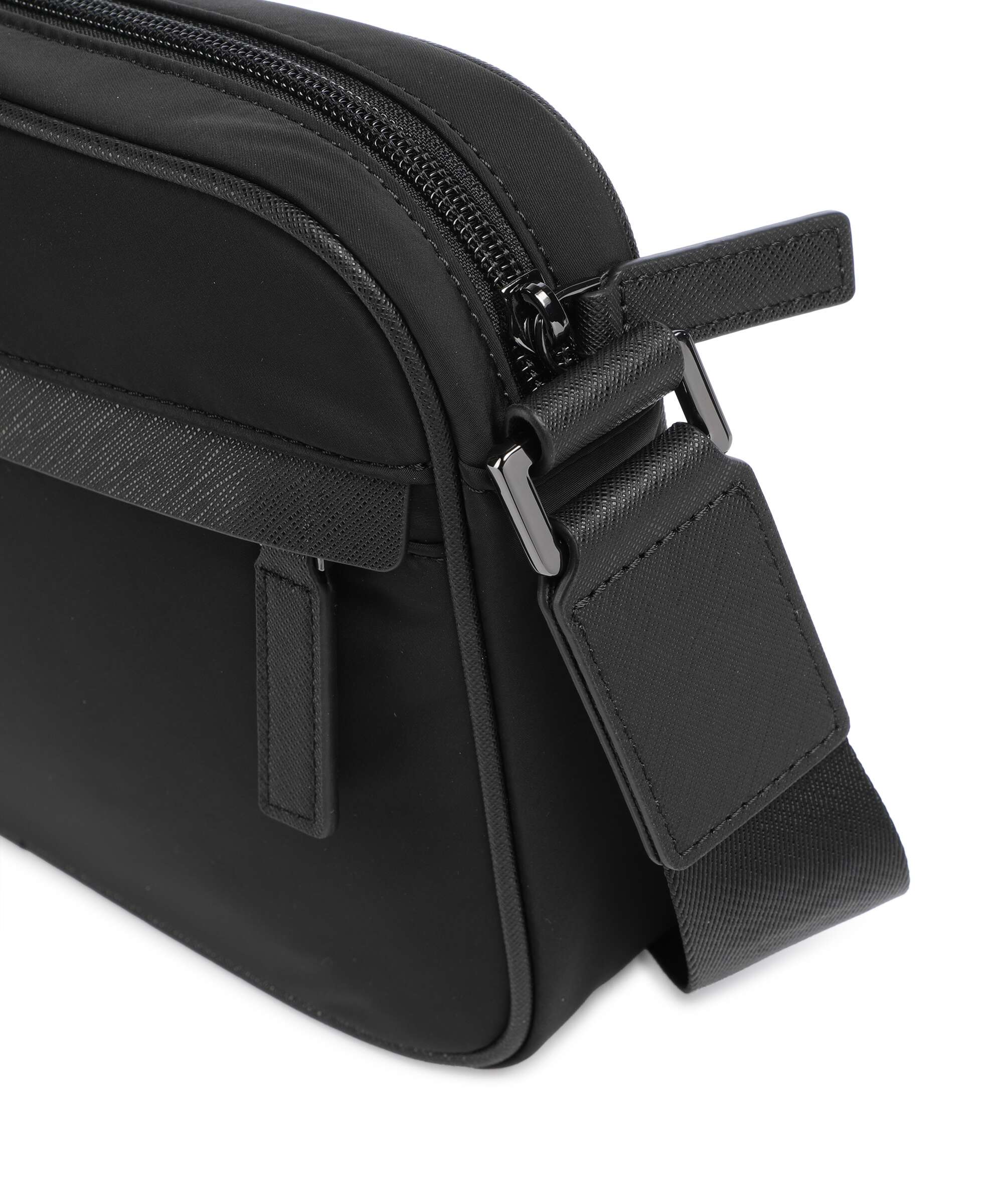 Emporio Armani Nylon Recycled Crossbody bag black beauty