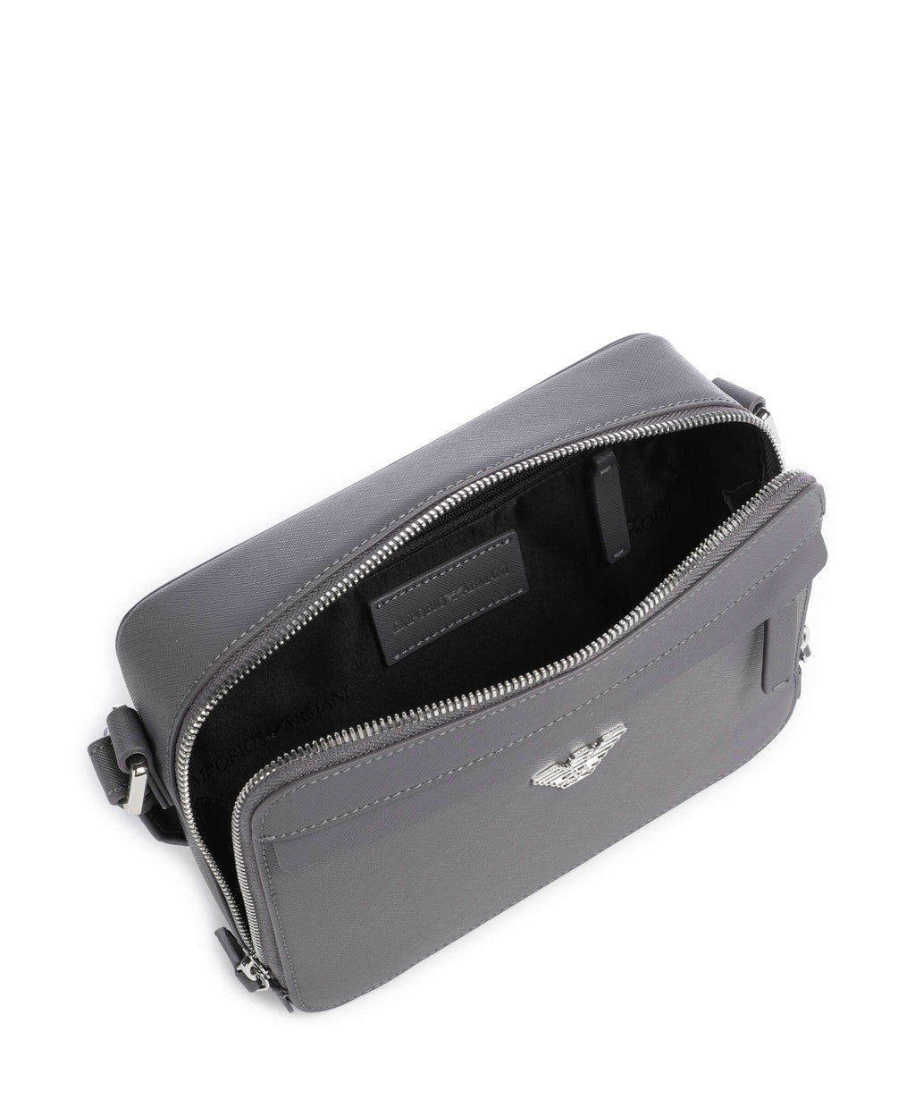 Emporio Armani Business Regenerated Crossbody bag grey