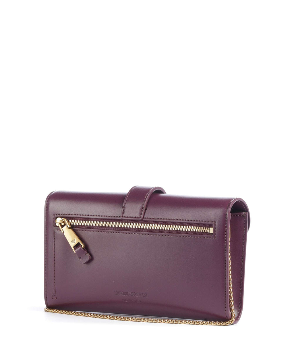 Emporio Armani Costanza Crossbody bag aubergine